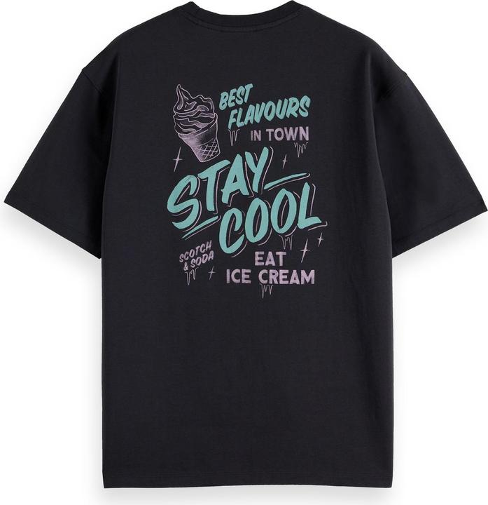 Actual product image Scotch & Soda Relaxed-fit front and back artwork T-shirt (M)