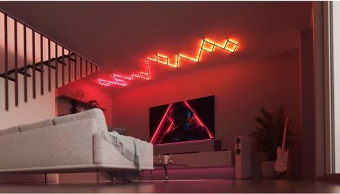 Actual product image Nanoleaf Lines (RGBW, 420 cm, Indoor)