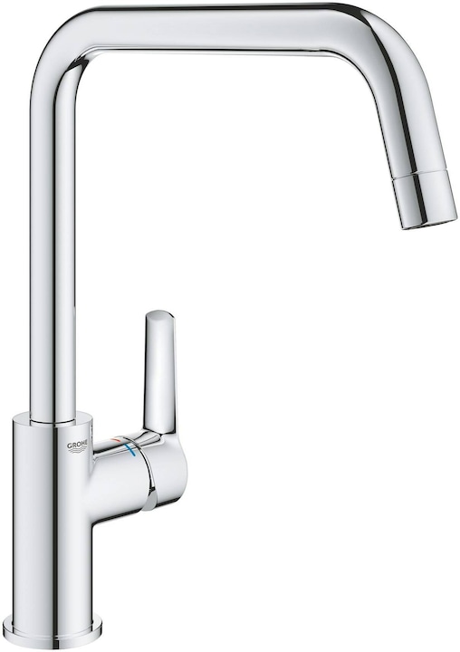 Actual product image Grohe Start QuickFix kitchen faucet, high spout, U-shape, swivel, chrome