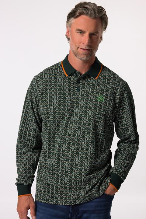 Produktbild Boston Park Poloshirt, Langarm, gemusterter Pikee, bis 84/86 (68)