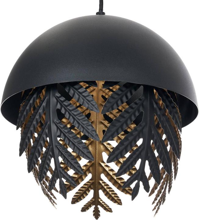 Actual product image Lucande Aparas 2 pendant light Black/Gold (E27)