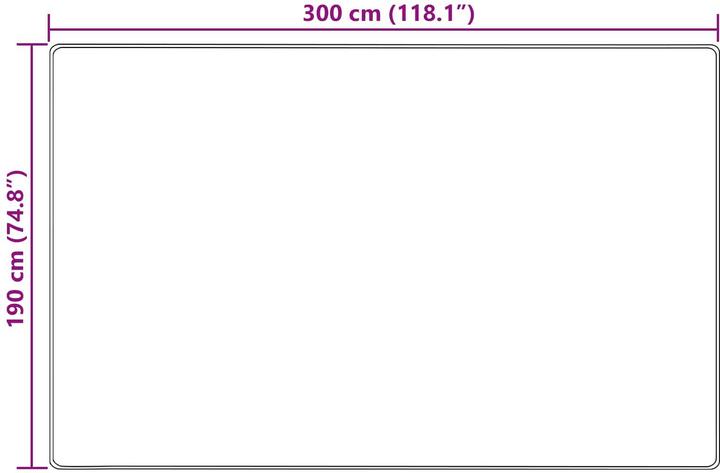 Produktbild vidaXL Läufer Teppich (300 x 190 cm)