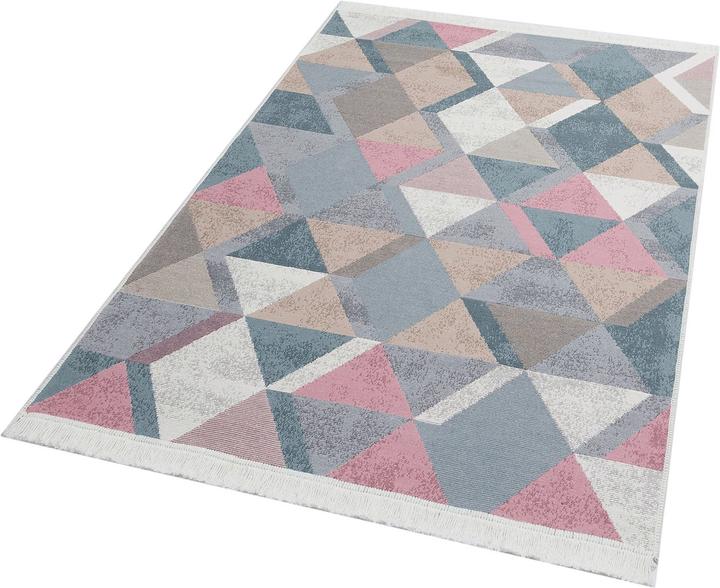 Pink, Beige, Grey, Blue
