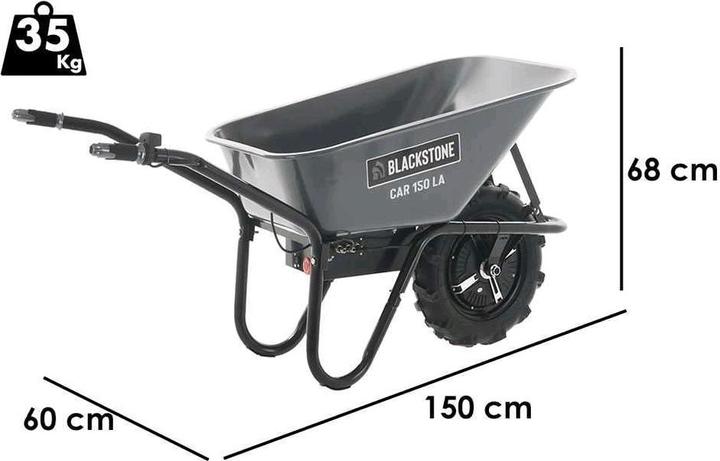 Image du produit Blackstone Brouette à batterie24V12Ah