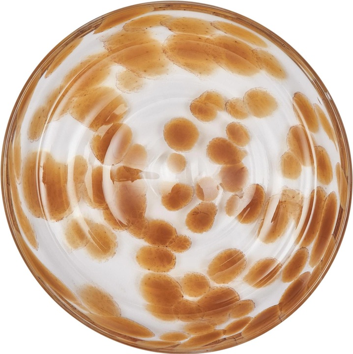 Actual product image Oyoy Breakfast & Dessert Plate Jali 1 piece,Amber (1 x, 15.60 cm)