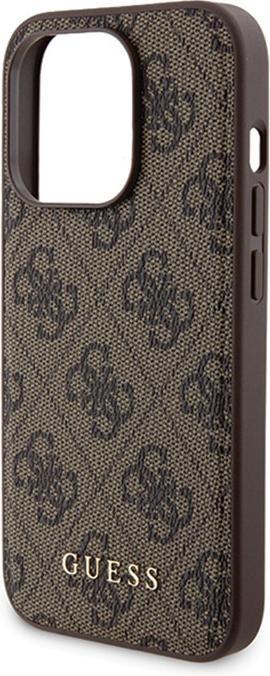 Image du produit Guess Zestaw GUBPM5P15L4GEMGW iPhone 15 Pro 6.1" hardcase + Powerbank 5000mAh MagSafe brązowy/brown (Apple iPhone 15 Pro)