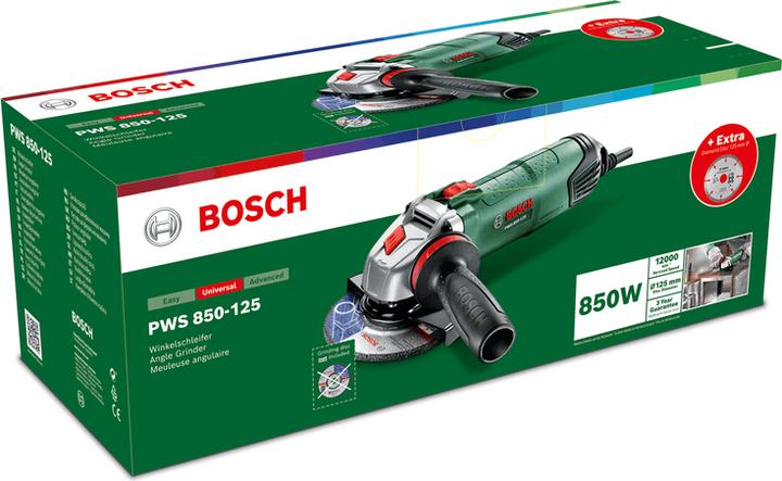 Produktbild Bosch Home & Garden Winkelschleifer PWS 850-125 (125 mm)