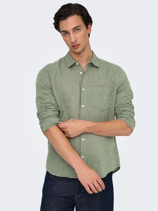 Immagine prodotto Only & Sons Onscaiden Life Reg Ls 1 Pkt Shirt Noos (XXL)
