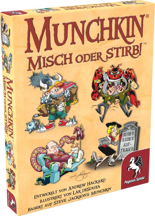 Produktbild Pegasus 17030G - Munchkin: Misch oder stirb!, Kartenspiel, 3-6 Spieler, ab 12 Jahren (DE-Ausgabe) (Deutsch, 3 - 6 Spieler)