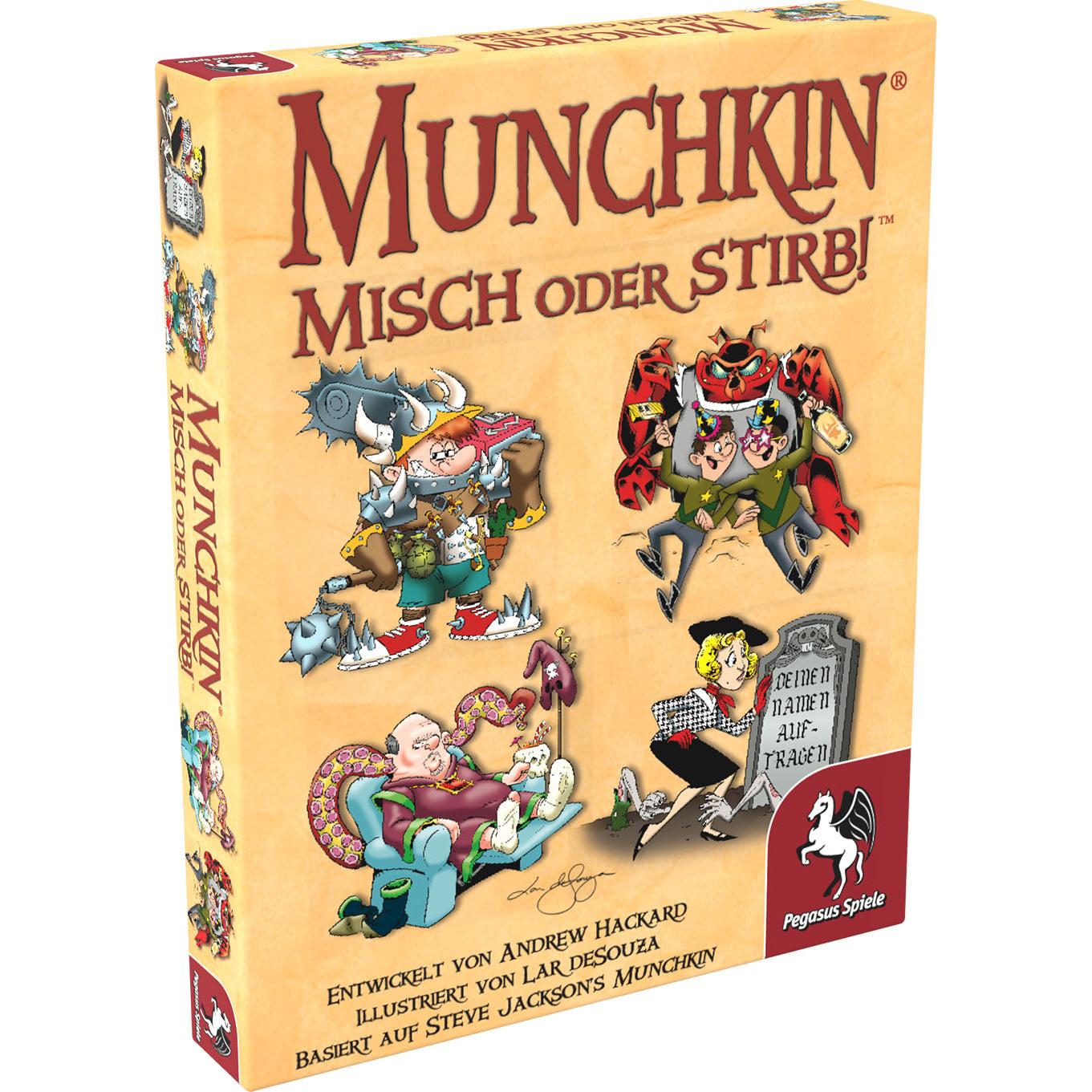 Pegasus 17030G - Munchkin: Misch oder stirb!, Kartenspiel, 3-6 Spieler, ab 12 Jahren (DE-Ausgabe) (Deutsch)
