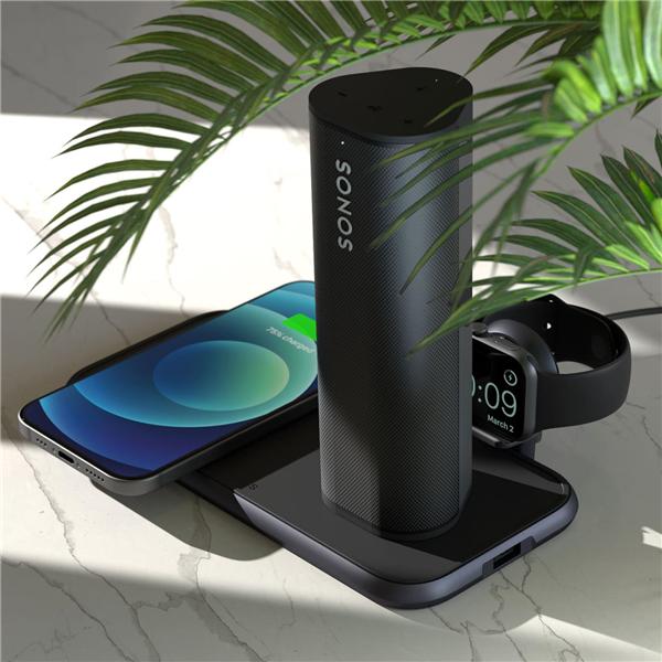 Image du produit Zens Chargeur sans fil 4 en 1 en aluminium (avec câble MFi Apple Watch) (45 W)