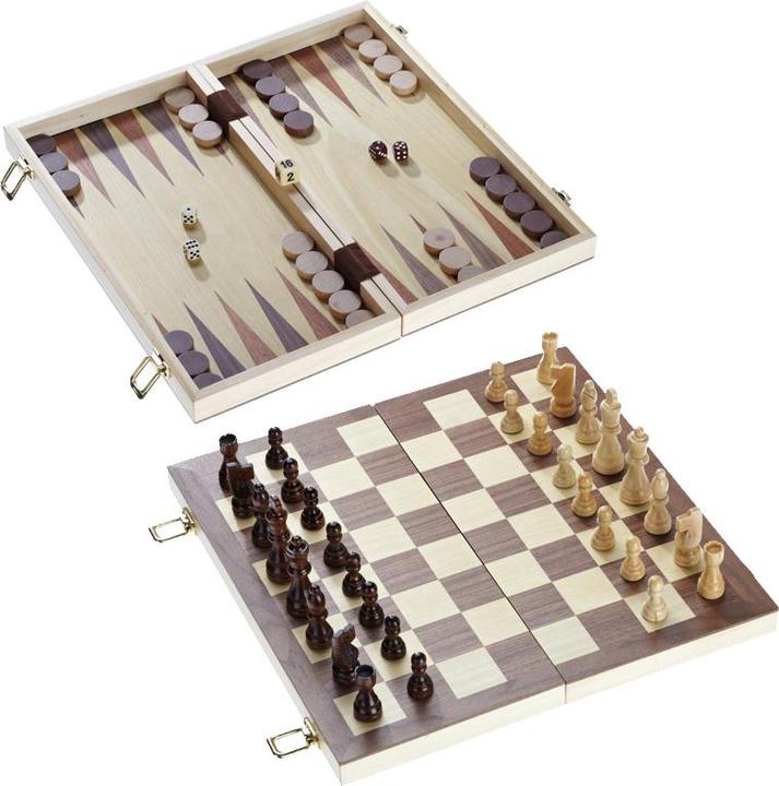 Produktbild Philos Schach-Backgammon-Dame-Set