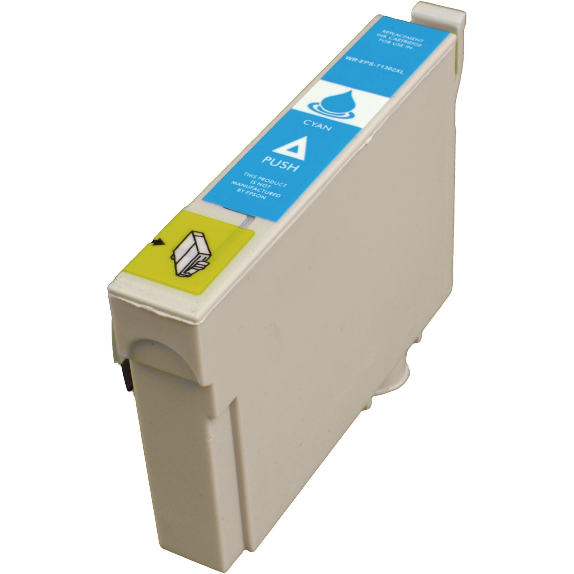 Thumbnail - Ampertec, Druckerpatrone, Tinte ersetzt Epson C13T13024010 cyan (C)