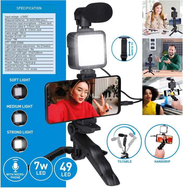 Actual product image Grundig Selfie studio stand
