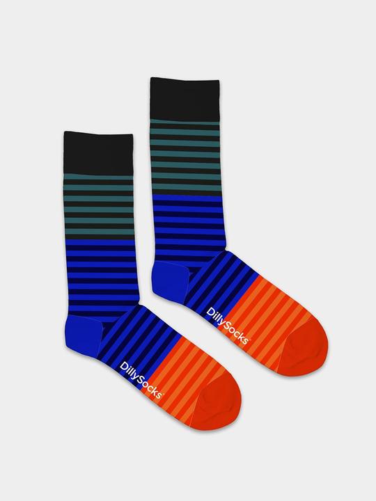 Actual product image DillySocks Solar Stripes (41 - 46)