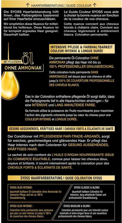 Produktbild Syoss Oleo Intense 3-33 Aubergine (Violett)