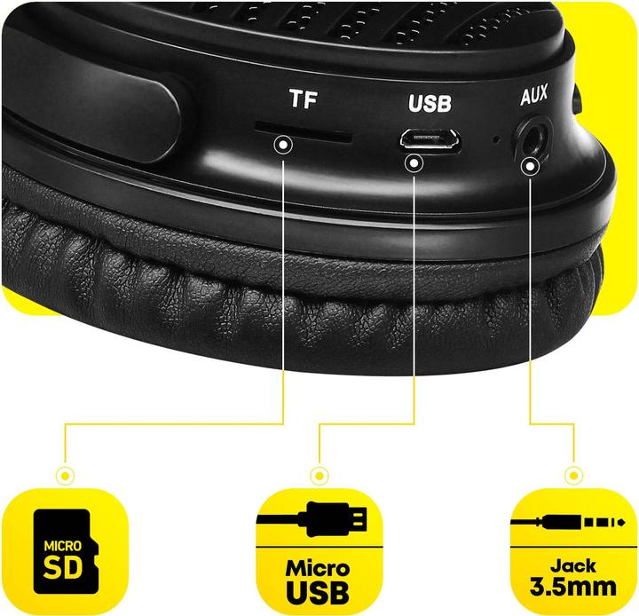 Actual product image Inkax HP-07 Bluetooth Headset (No noise cancellation, Wireless)