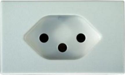 Actual product image Contrik Weisse FLF-Einfachsteckdose