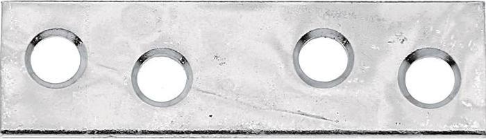 Immagine prodotto GAH Connettore piatto Lunghezza 50 mm Larghezza 14 mm Spessore 1,75 mm Acciaio zincato sendzimir Numero (Connettori piatti, 1 pz.)