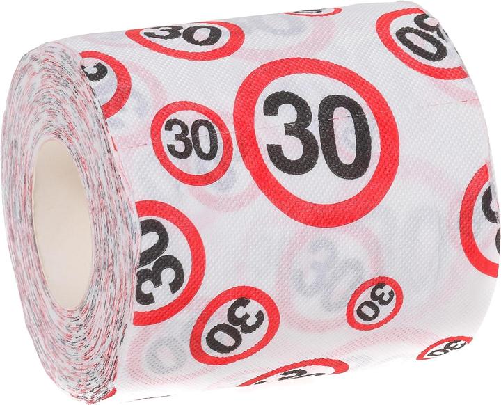 Produktbild UdoS Toilettenpapier Verkehrsschild Zahl 30 (1 x)
