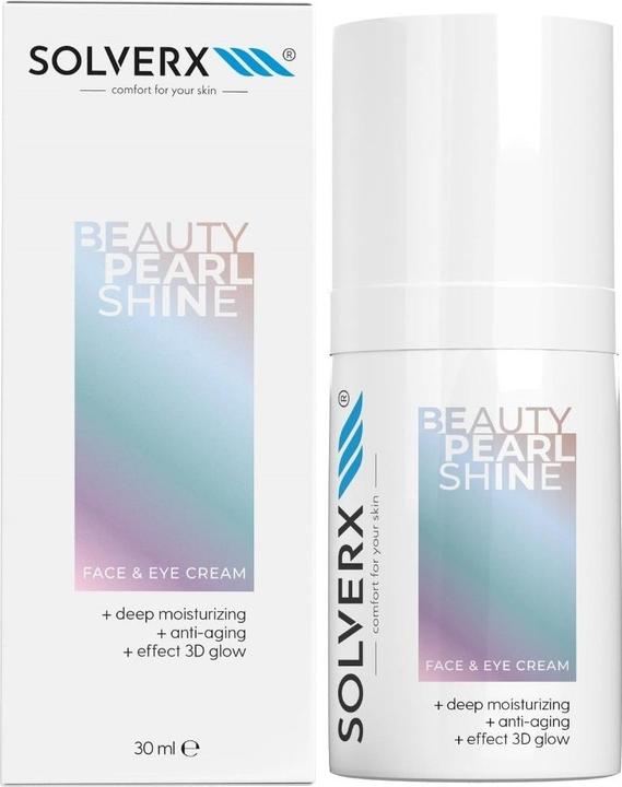 Immagine prodotto Solverx Bellezza Crema viso e occhi Pearl Shine 30ml (Crema corpo, 30 ml)
