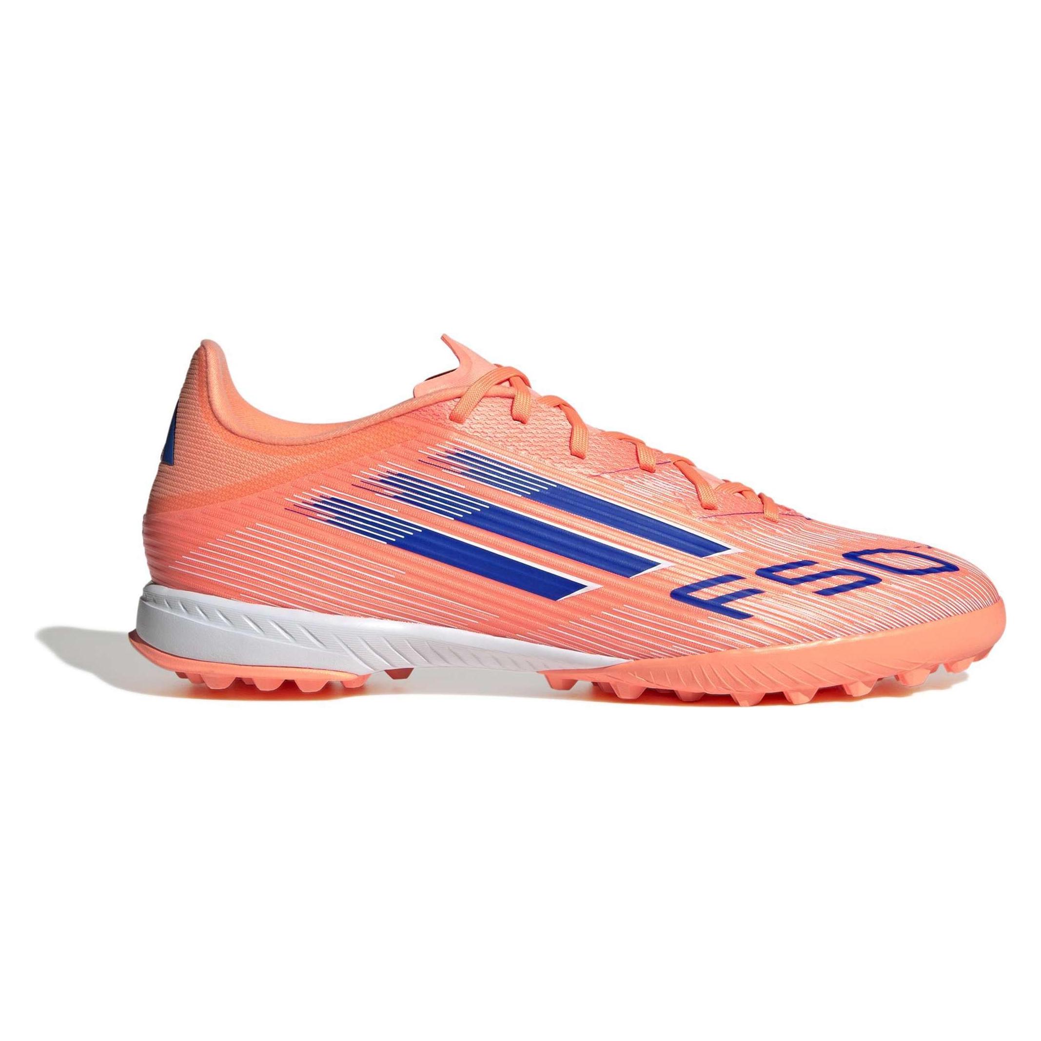Adidas, Unisex, Fussballschuhe, F50 League Tf (44), Blau, Weiss, Braun