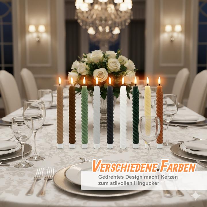 Actual product image Relaxdays 6x LED tapers (6x)