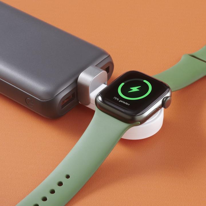 Image du produit Hama Chargeur Apple Watch pour chargement sans fil, socle de chargement magnétique USB-C, WS (5 W)