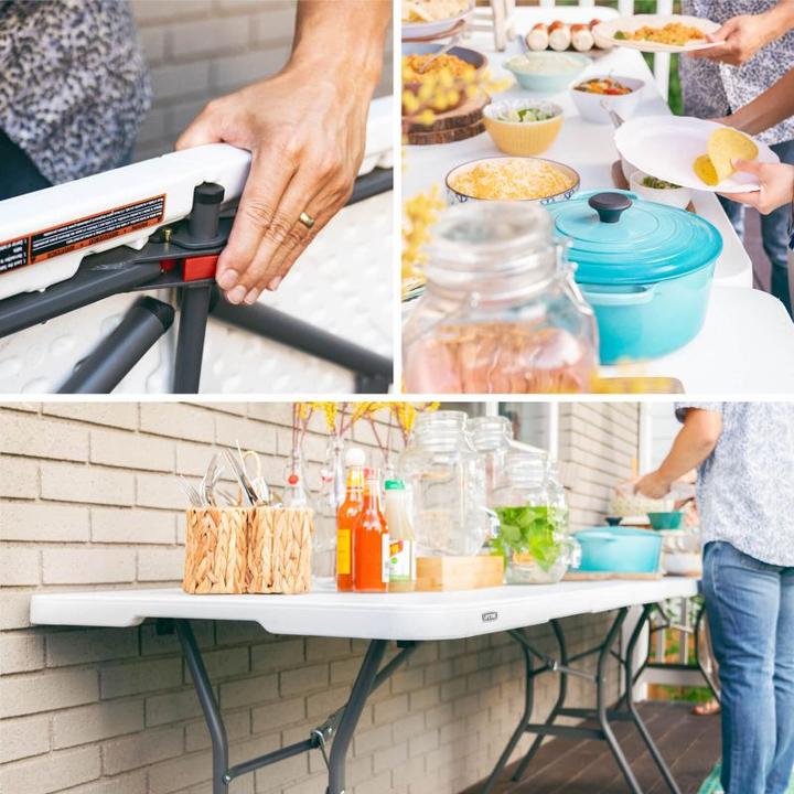 Actual product image Lifetime All purpose folding table 182cm