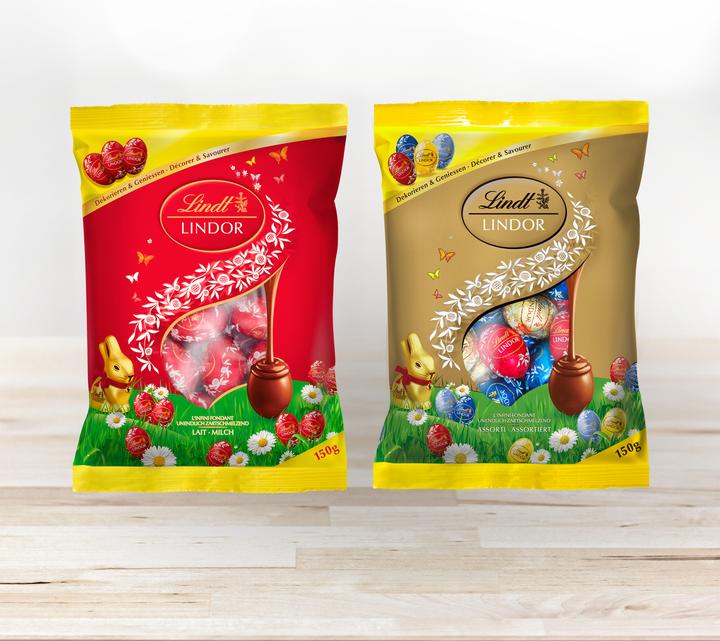Actual product image Lindt Lindor Eili Milk Easter (150 g)