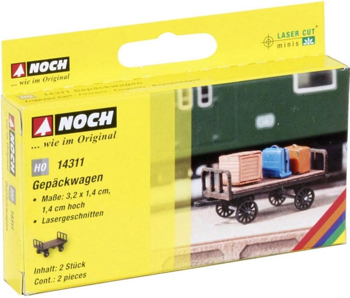 Produktbild Noch Laser-Cut minis® 14311 H0 Gepä