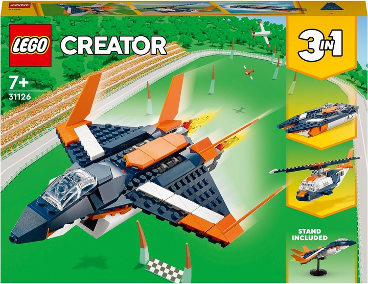 Produktbild LEGO Überschalljet (31126, LEGO Creator 3-in-1)