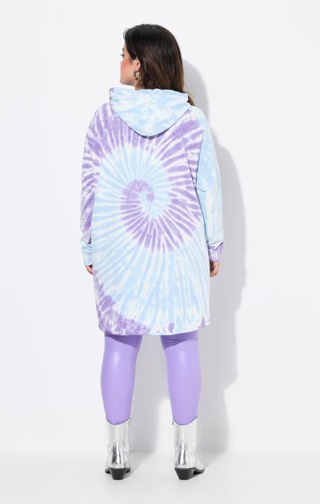 Produktbild Angel of Style Hoodie, A-Linie, Batikdruck, gerundeter Saum (56)