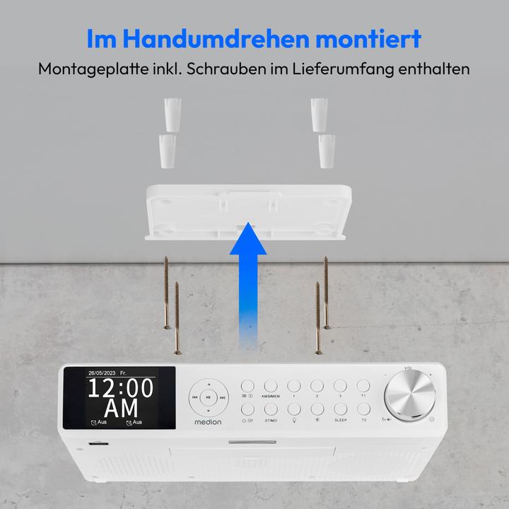 Produktbild Medion LIFE P66750 DAB+ PREMIUM KÜCHENRADIO (DAB+, FM, PLL, Bluetooth)