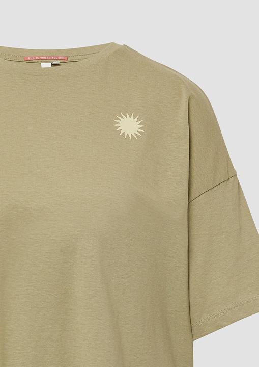 Actual product image S.Oliver T-Shirt Baumwollshirt mit Rückenprint (M)