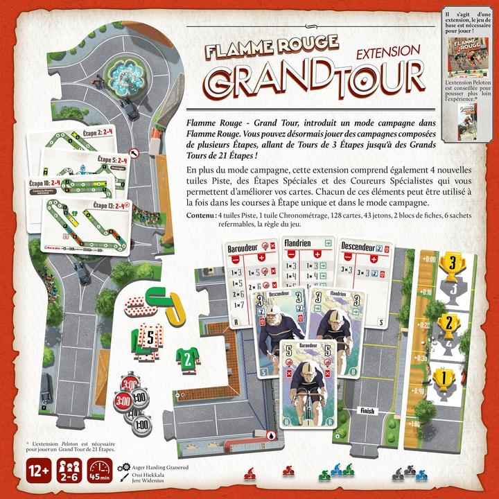 Actual product image Gigamic Flamme Rouge - Ext. Grand Tour (f) (French)