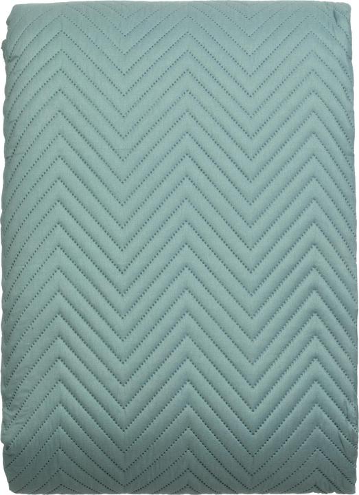 Domoletti BEDSPREAD MICRO 220X220 CM HERRING AQUA (220 x 220 cm)
