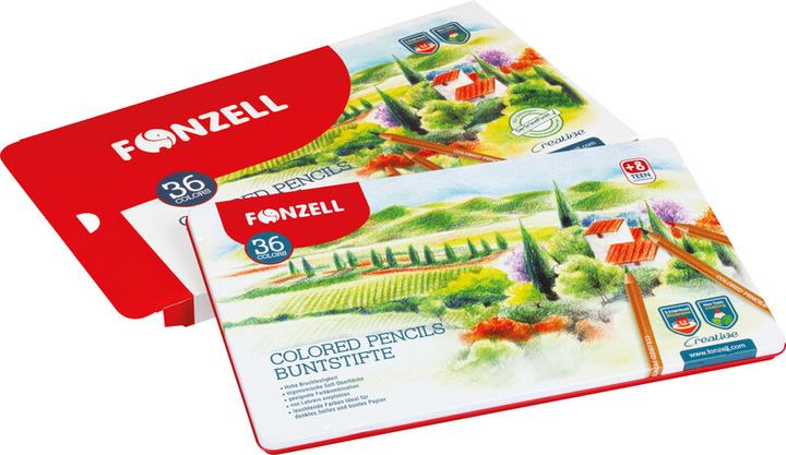 Produktbild Fonzell Farbstifte Creative in Metallschachtel (36x)