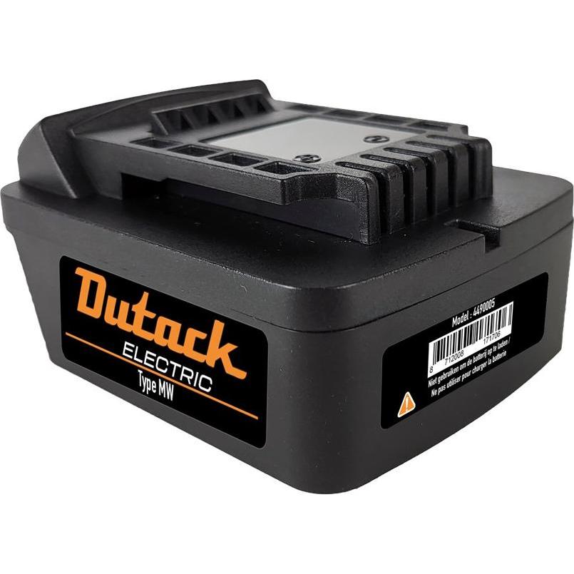 Dutack, Batteria + Caricatore, 4490005 Akku-Adapter Typ MW fürMilwaukee 18-Volt-Akkus (18 V)