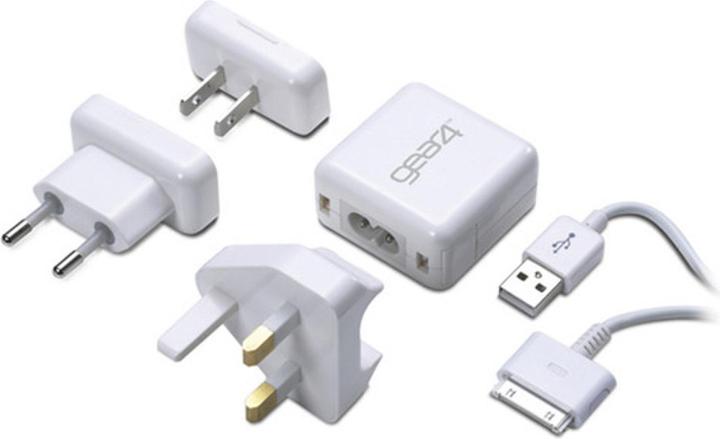Immagine prodotto gear4 Adattatore di alimentazione USB World Tour per tutti gli iPod e gli iPhone (5 W)