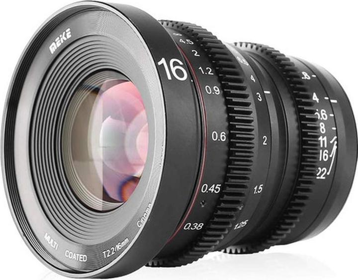 Image du produit Meike Lentille cinématographique 16 mm T2.2-22 MFT (Micro Four Thirds, Micro Four Thirds)