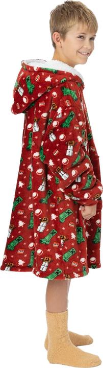 Immagine prodotto Minecraft Copertina a cappuccio sovradimensionata per bambini e adolescenti (Taglia unica)