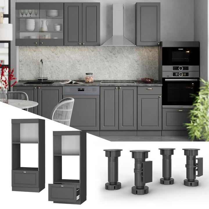 Produktbild Vicco Mikrowellenschrank Fame-Line (60 x 58.10 x 153.60 cm)
