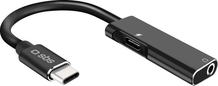 Immagine prodotto SBS Connettore USB-C a presa jack da 3,5 mm con porta di ricarica USB-C (Jack da 3.5mm, USB tipo C)