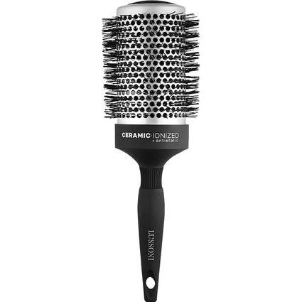 Lussoni, Haarbürste + Kamm, Hr Brush C&S Round Silver Styling 65mm