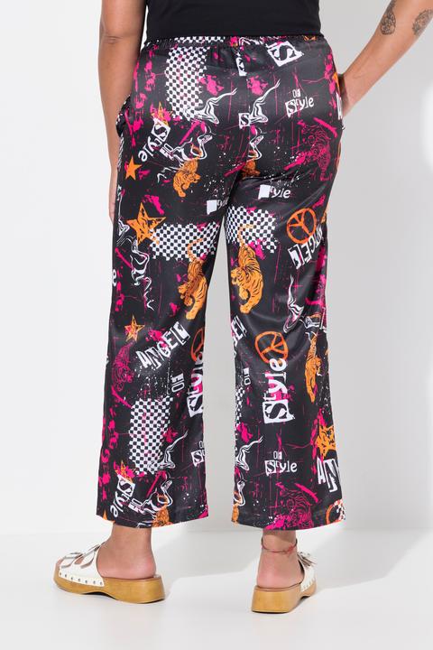 Produktbild Angel of Style Hose, weites Bein, Satin, Mustermix (48)