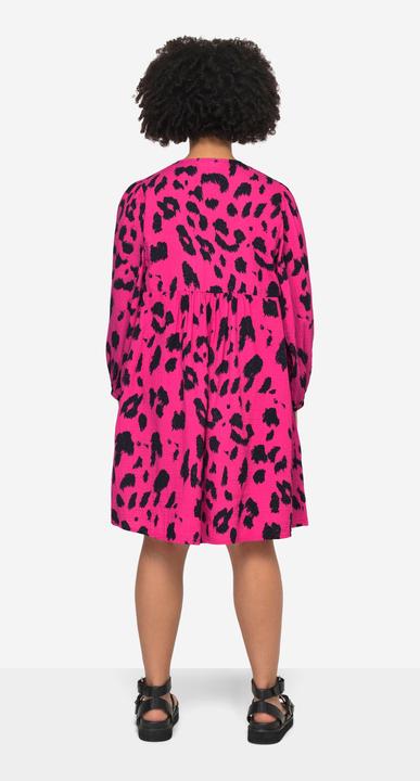 Immagine prodotto Angel of Style Musselin-Kleid, Leodruck, Tunika-Ausschnitt, weite Ballonärmel (50)