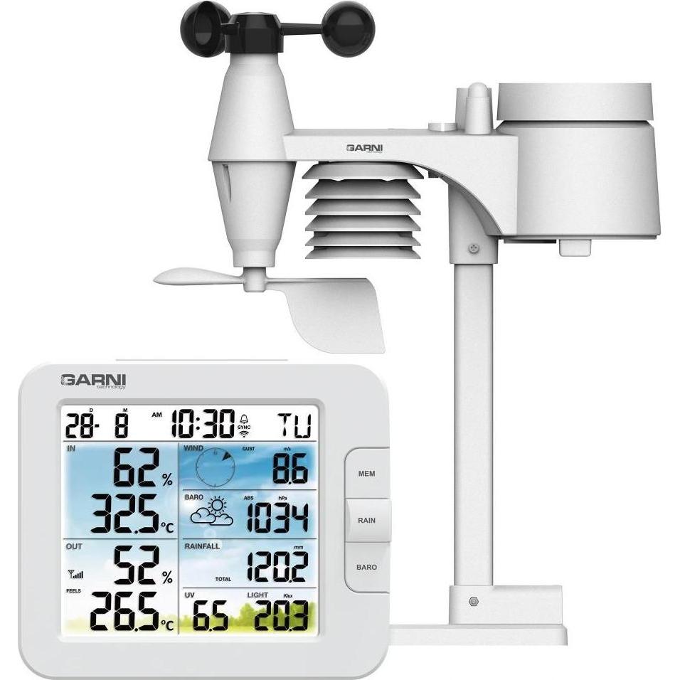 Garni 925T, Stazione meteo, Bianco