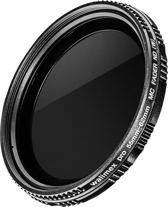 Immagine prodotto Walimex pro per ND fader ND2 - ND400 rivestito 55 mm (55 mm, Filtri grigi, 55 mm)