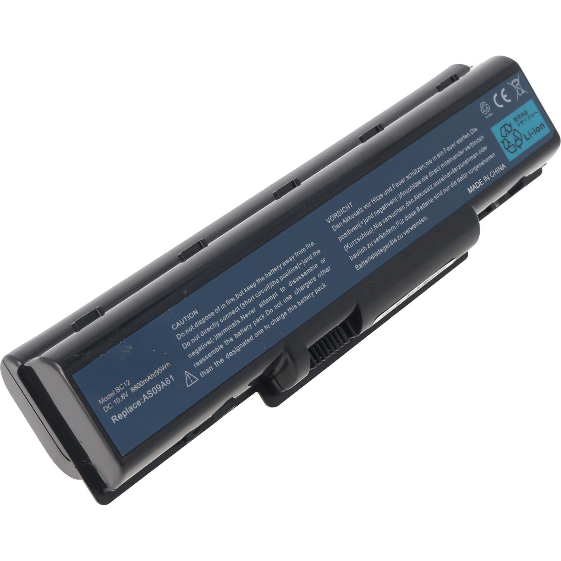 Thumbnail - Acer AkkuAspire 5732Z (8800 mAh), Notebook Akku, Schwarz